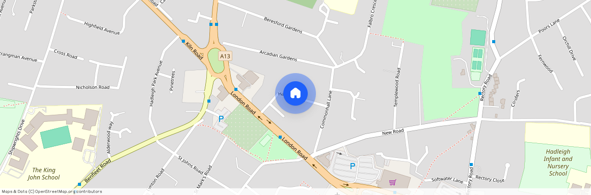 Hall Crescent, Hadleigh