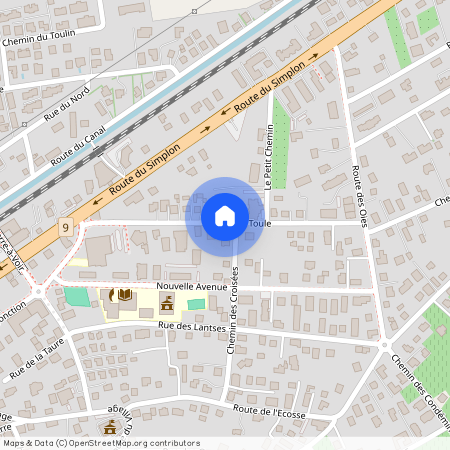 Chemin de la Toule, 1907 Saxon