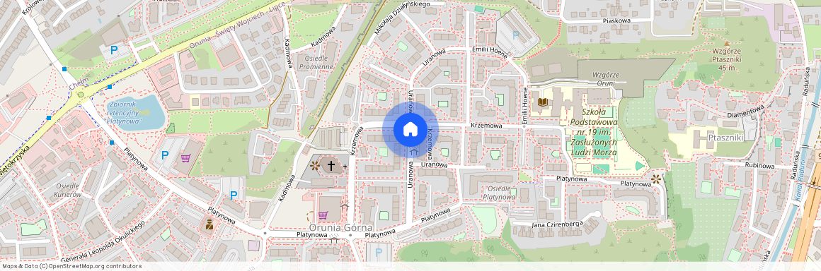 ul. Uranowa, Orunia Górna - Gdańsk Południe, Gdańsk, pomorskie