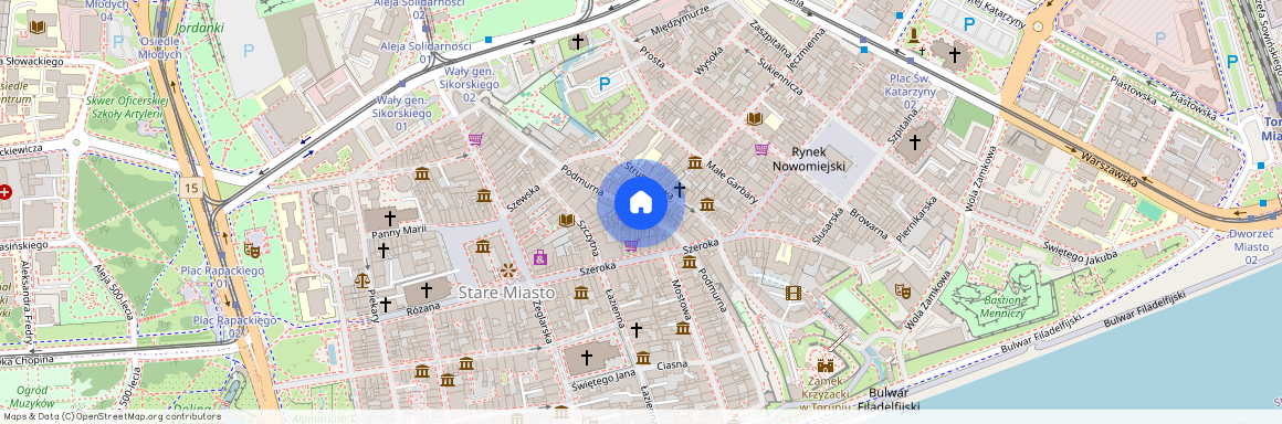 ul. Podmurna, Stare Miasto, Toruń, kujawsko-pomorskie