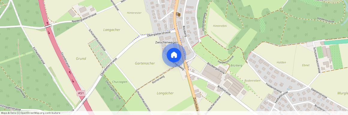 8184, Bachenbülach, Scheidweg, 4