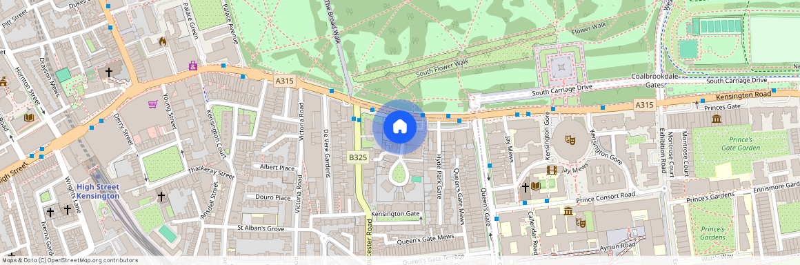 Hyde Park Gate, SW7, London