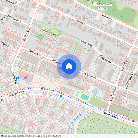 ul. Arbuzowa, Stabłowice, Fabryczna, Wrocław, dolnośląskie