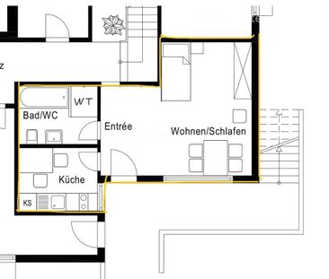 1.5-Zimmer-Wohnung in Buchs ZH - Foto 4