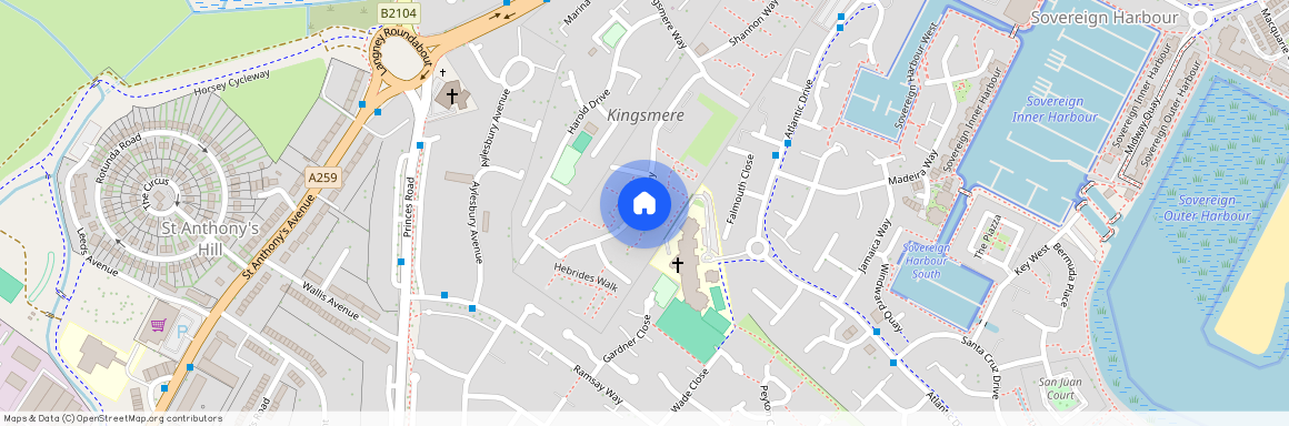 Lundy Walk, Eastbourne, BN23