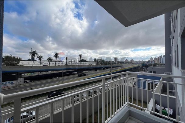 apartamento de 42 m², living integrado, cozinha americana, 2 quartos, 1 vaga, condominio com lazer completo - Photo 1