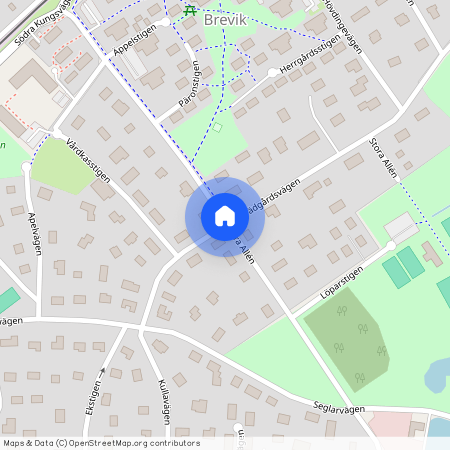 Västra Allén, Lidingö