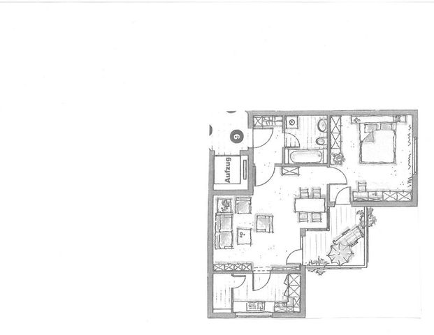 attraktive 2 Raum Wohnung mit Einbauküche und TG-Stellplatz - Foto 1