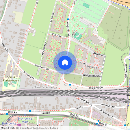 ul. Wizjonerów, Bronowice Małe, Bronowice, Kraków, małopolskie