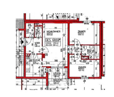 3-Zimmerwohnung im 1.OG mit Loggia - Foto 2