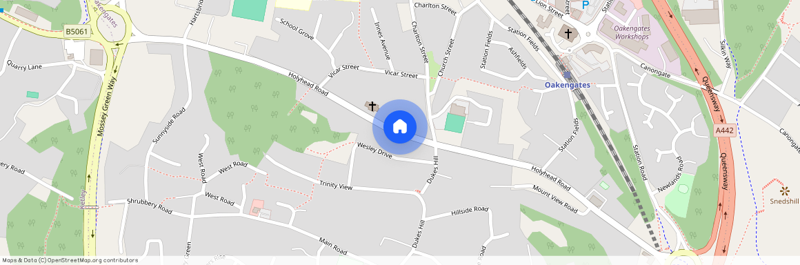 Holyhead Road, Oakengates, Telford, Shropshire, TF2