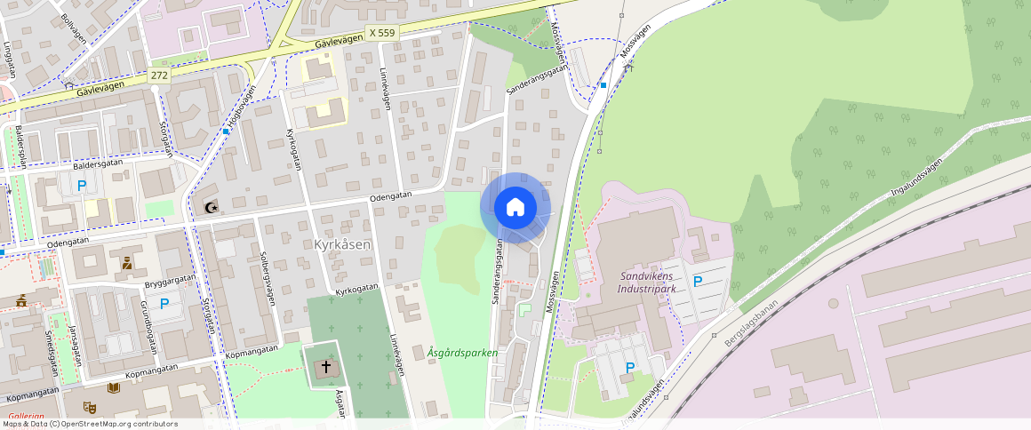 Kyrkåsen, Sandviken, Gävleborg, Mossvägen 25 C