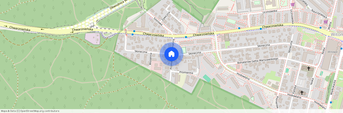 ul. Promienna, Witomino-Leśniczówka, Gdynia, pomorskie