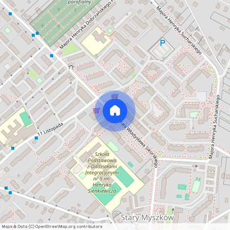 ul. Sikorskiego, Myszków, myszkowski, śląskie