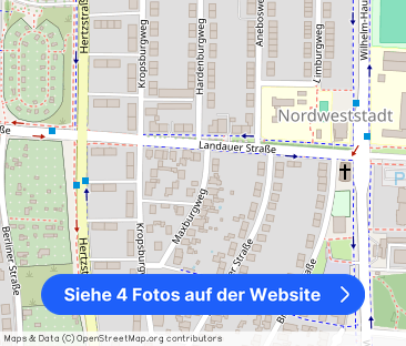 Teilmöblierte 2 Zimmer Wohnung in Karlsruhe-Nordweststadt -ohne Küc... - Foto 1