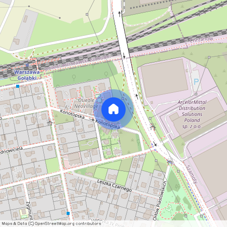 ul. Konotopska, Gołąbki, Ursus, Warszawa, mazowieckie