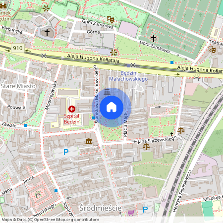 Będzin, plac 3 Maja, Bedzin