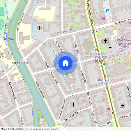 Storchmühlenweg, 99086 Thüringen - Erfurt