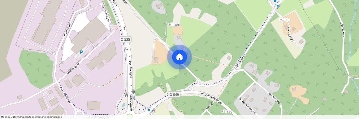 Hagliden, Landvetter