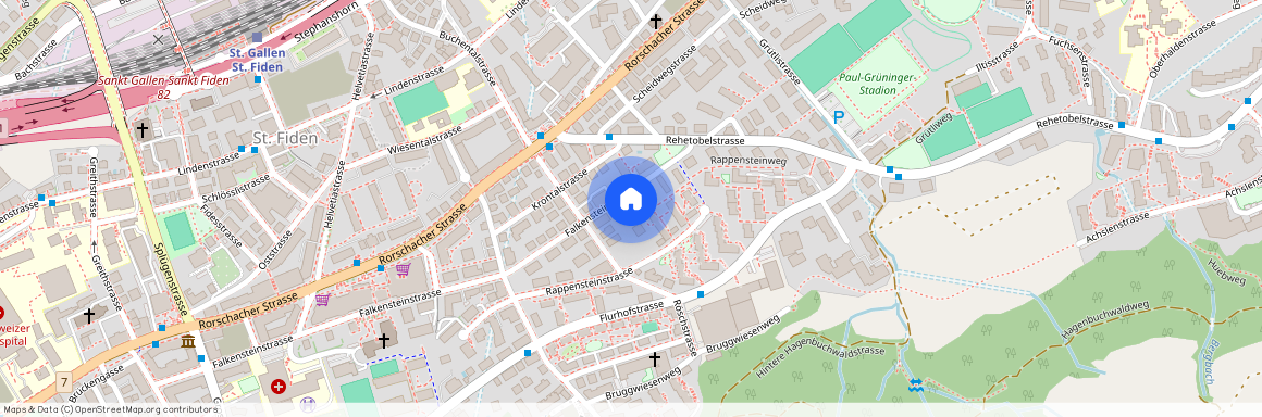 9000, St. Gallen, Falkensteinstrasse, 90A