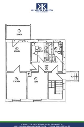 WOHNEN NAHE DES ZWENKAUER SEES // 3-Raum-Wohnung mit Tageslichtbad und PKW-Stellplatz - Photo 4