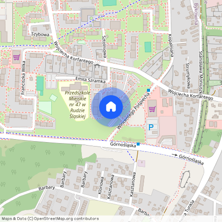 ul. Emila Szramka, Bykowina, Ruda Śląska, śląskie