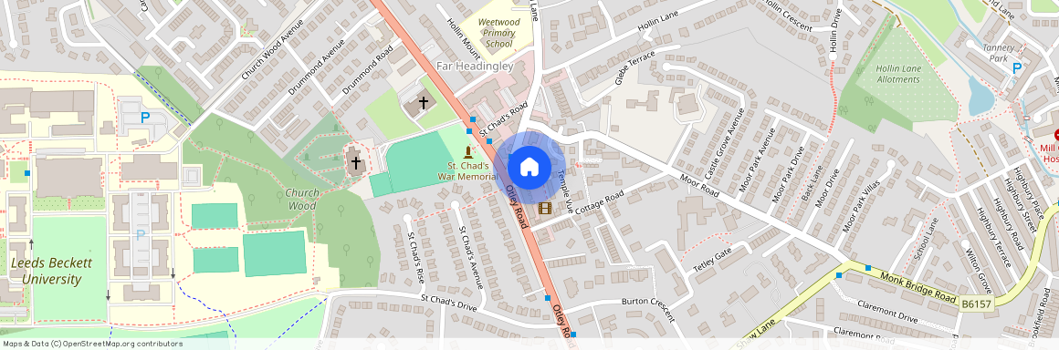 Flat 3, Park View, Headingley.