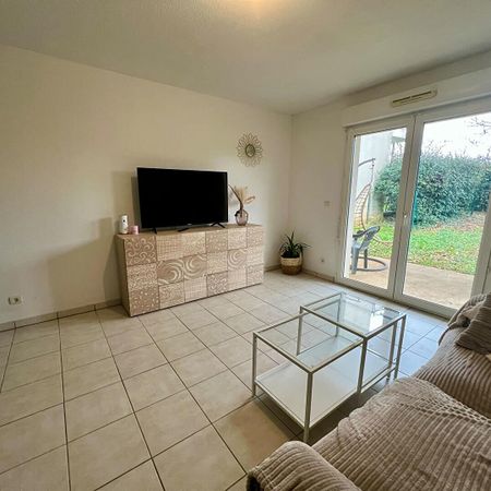 Charmant appartement T2 meublé à louer à Chauray, rez-de-chaussée avec jardin - Photo 3