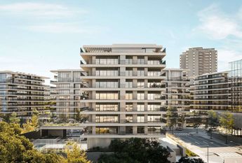 Apartamento T1 mobilado em Miraflores com Vista de Rio, a estrear