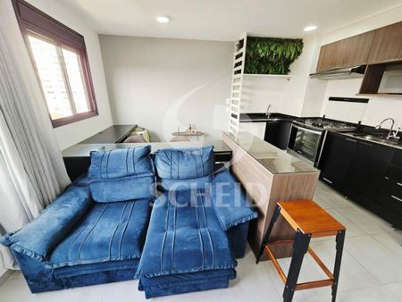 Apartamento 33 m² Para Locação, 1 Dormtório Mobiliado, Aceita Pet - Foto 3