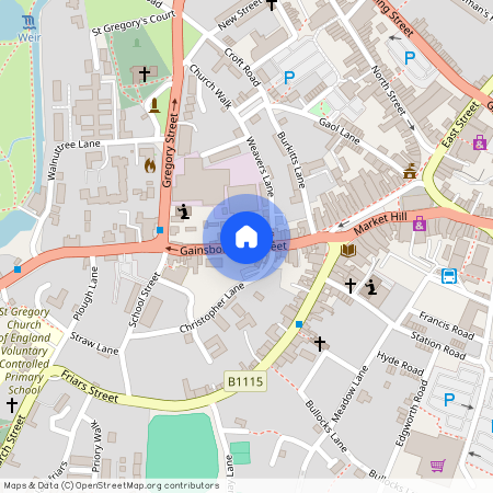 Gainsborough Street, Sudbury, Suffolk, CO10