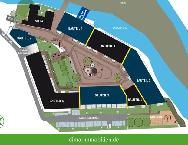 ERSTBEZUG NEUBAU in der Papierfabrik | Traumhaft! West-Loggia mit Blick ins Grüne, Stellplatz u.v.m. - Photo 1