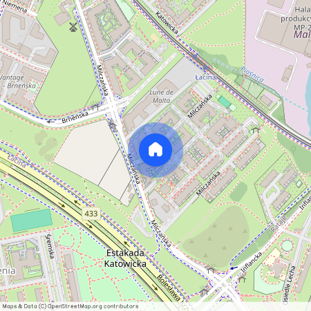 ul. Milczańska, Łacina, Nowe Miasto, Poznań, wielkopolskie