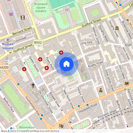 Great Ormond St, Bloomsbury, London, WC1N