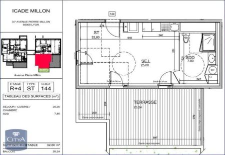 Appartement à louer 1 pièce 33.4m² - Photo 4