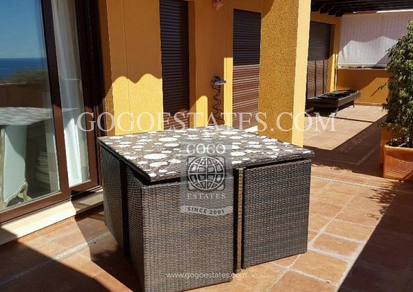 Beautiful sea view apartment for rent with large terrace in Isla del fralie Aguilas