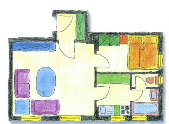 2-Zimmer-Wohnung mit Garten in Plittersdorf zu vermieten - Photo 1