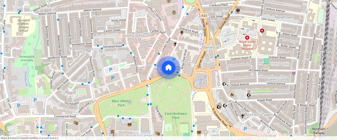 Plot Brunswick Apartments, Premium Bigger 2 Bed Apartment - Park View at Nationwide, 9, 13 Brunswick Pl, SO15