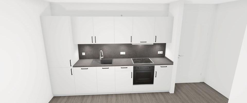 Moderne 2-Zimmer-Wohnung im Obergeschoss mit hochwertiger Einbauküche - Foto 1