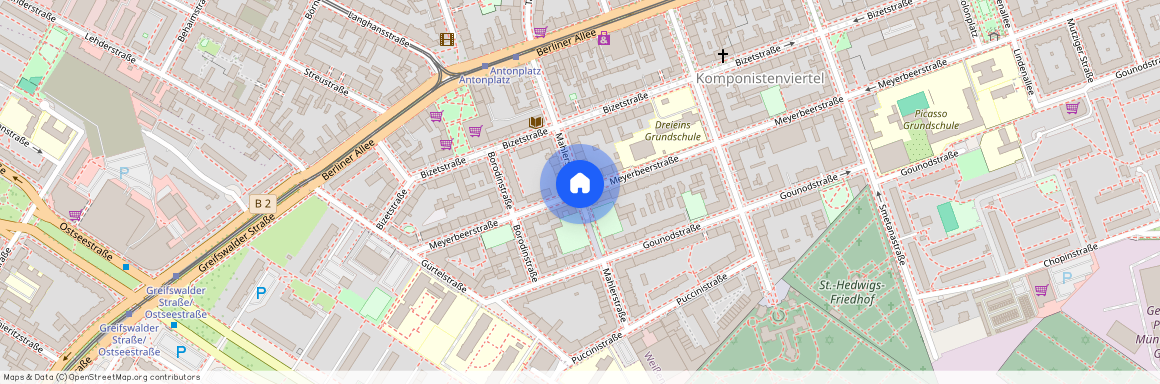 Mahlerstr., Berlin, Weißensee, 13088