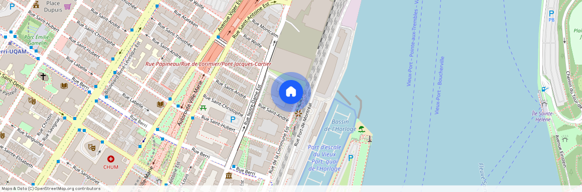 1025 Rue de la Commune E., app. 1701, Montréal (Ville-Marie), H2L0G5