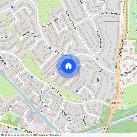 Cornwall Avenue, Tamworth