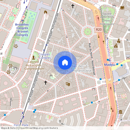 Rue du Congrès 22, 1000, Bruxelles 1, Bruxelles  1