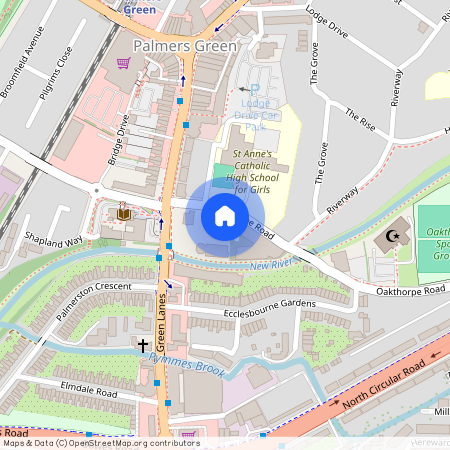 Huguenot Drive, Palmers Green N13, London