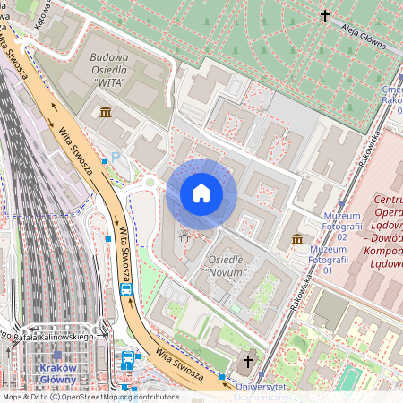 ul. Rakowicka, Przedmieście Warszawskie, Stare Miasto, Kraków, małopolskie