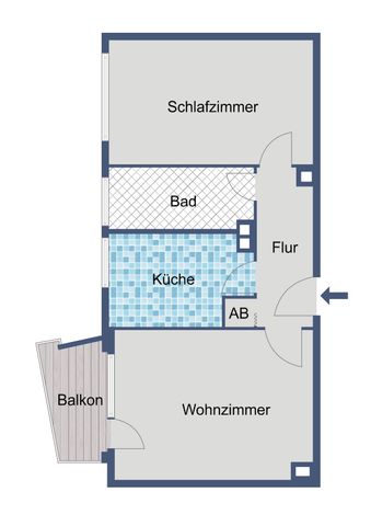 2-Zimmer-Wohnung in Niederrad sucht Nachmieter! - Photo 4