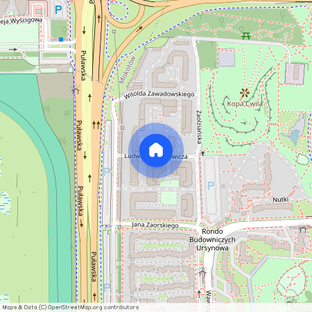 ul. Ludwika Paszkiewicza, Ursynów Północny, Ursynów, Warszawa, mazowieckie