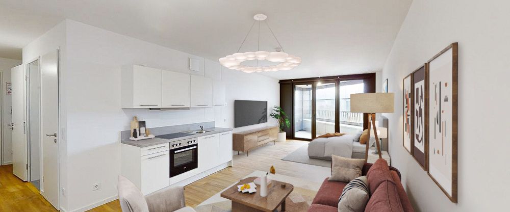 Your Space to Shine – Kompaktes 1-Zimmer-Apartment mit Loggia im Spring - Foto 1