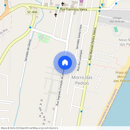 Rua, Sagrado Coração de Jesus, 811, Morro das Pedras, Florianópolis