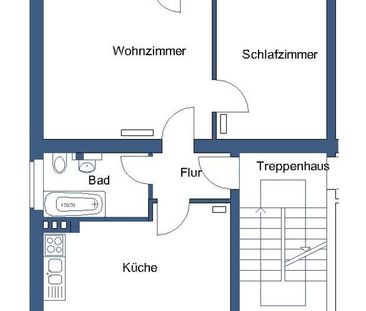 Stadtnah und ruhig: 2-Zimmer-Wohnung mit sonnigem Balkon - Photo 1